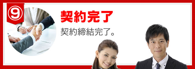 契約締結完了。