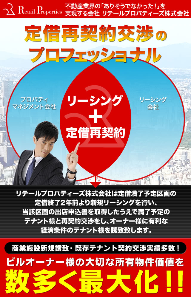 定借再契約交渉のプロフェッショナル